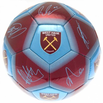 West Ham United футболна топка Football Signature WHM - size 5