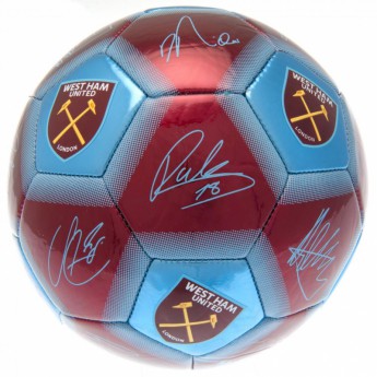 West Ham United футболна топка Football Signature WHM - size 5