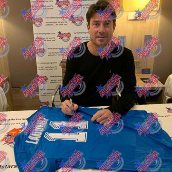 Легенди фланелка с рамка Rangers FC Gascoigne & Laudrup Signed Shirt (Duo Framed)