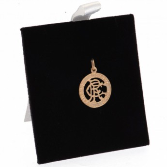 Rangers FC златна висулка 9ct Gold Pendant Round Crest