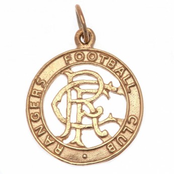 Rangers FC златна висулка 9ct Gold Pendant Round Crest