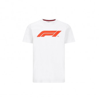 Formula 1 мъжка тениска logo white 2020