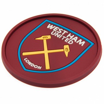 West Ham United силиконова подложка за чаша purple