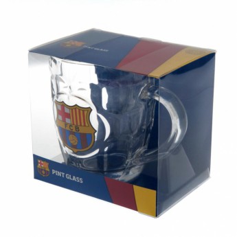 FC Barcelona халба за бира glass logo