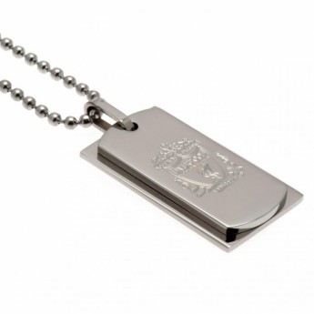 Liverpool FC колие с висулка куче Double Dog Tag & Chain
