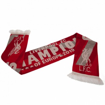 Liverpool FC зимен шал Champions Of Europe Scarf  RG