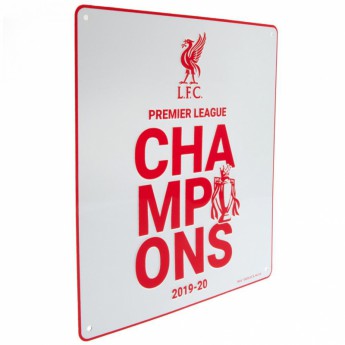 Liverpool FC табела за стена Premier League Champions WT