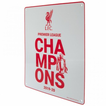 Liverpool FC табела за стена Premier League Champions WT