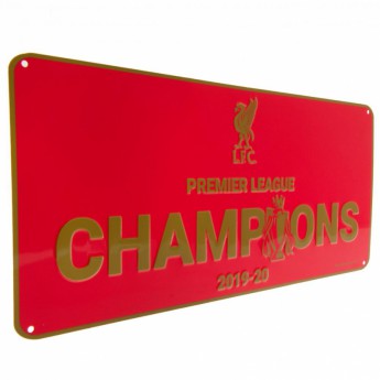 Liverpool FC табела за стена Premier League Champions RD