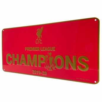 Liverpool FC табела за стена Premier League Champions RD