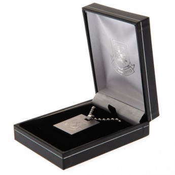 West Ham United колие с висулка куче Dog Tag & Chain CT