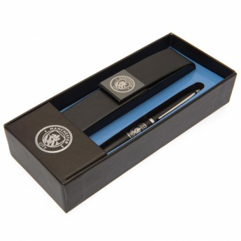 Manchester City химикал и калъф Pen & Case Set