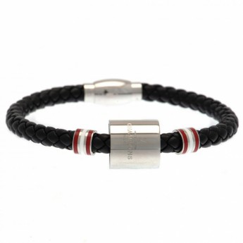Liverpool FC кожена гривна Premier League Champions Leather Bracelet