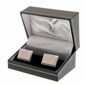 Liverpool FC копчета за ръкавели Premier League Champions Stainless Steel Cufflinks