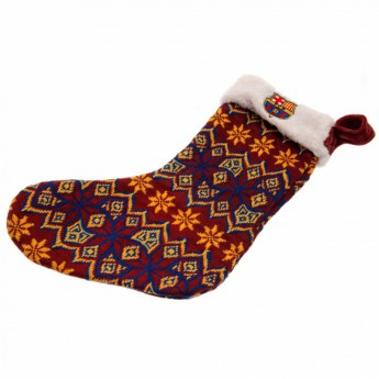 FC Barcelona коледен чорап Ugly Knit Christmas Stocking
