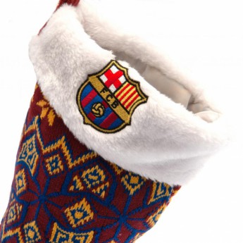 FC Barcelona коледен чорап Ugly Knit Christmas Stocking