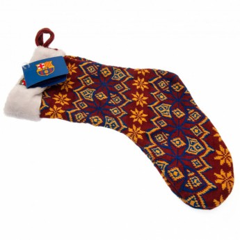 FC Barcelona коледен чорап Ugly Knit Christmas Stocking