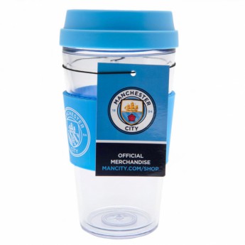 Manchester City чаша за пътуване Clear Grip Travel Mug