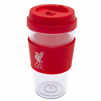 Liverpool FC чаша за пътуване Clear Grip Travel Mug LB