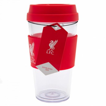 Liverpool FC чаша за пътуване Clear Grip Travel Mug LB