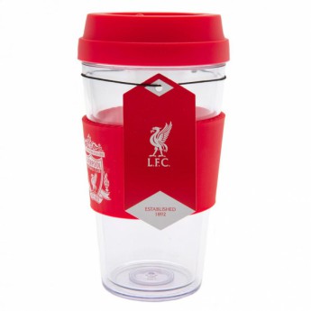 Liverpool FC чаша за пътуване Clear Grip Travel Mug CR
