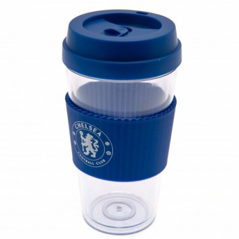 Chelsea FC чаша за пътуване Clear Grip Travel Mug