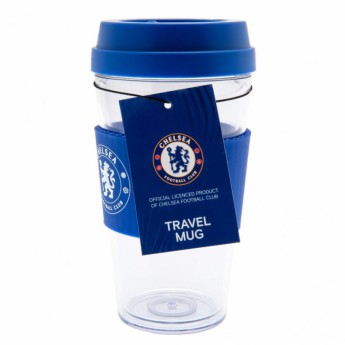 Chelsea FC чаша за пътуване Clear Grip Travel Mug