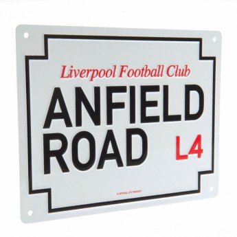 Liverpool FC табела за стена Anfield Road Sign
