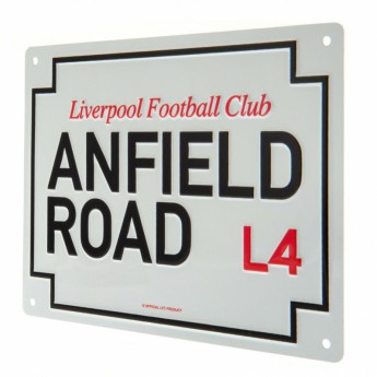 Liverpool FC табела за стена Anfield Road Sign