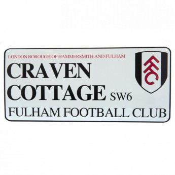 Fulham FC табела за стена Street Sign