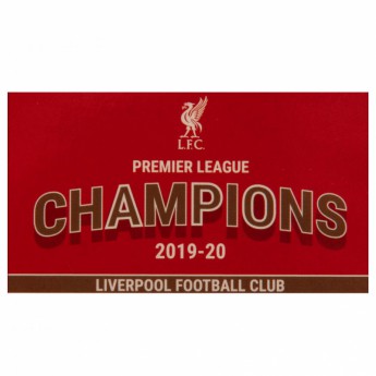 Liverpool FC знаме Premier League Champions