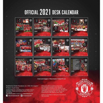 Manchester United настолен календар 2021