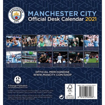 Manchester City настолен календар 2021