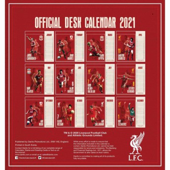 Liverpool FC настолен календар 2021