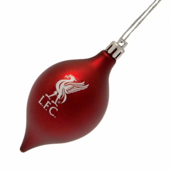 Liverpool FC топки за коледна елха 3pk Vintage Bauble