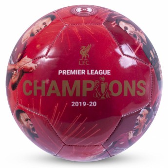 Liverpool FC футболна топка Premier League Champions Photo - size 5
