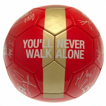 Liverpool FC футболна топка Premier League Champions Football Signature RG - size 5
