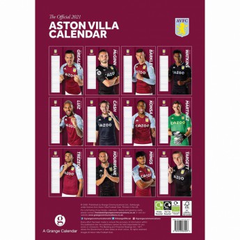 Aston Villa календар 2021