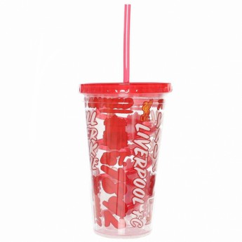 Liverpool FC чаша със сламка Kids Beaker YNWA