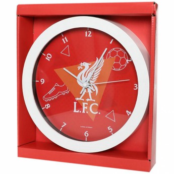 Liverpool FC стенен часовник Wall Clock red