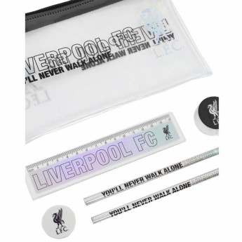 Liverpool FC комплект за училище black and silver Stationery Set