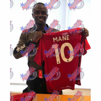 Легенди фланелка с рамка Mane 2019-20 Signed Shirt (Framed)