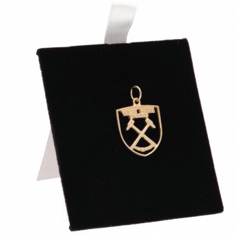 West Ham United златна висулка 9ct Gold Pendant Crest