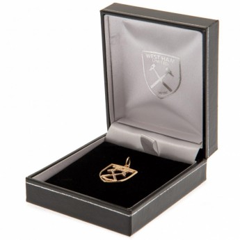 West Ham United златна висулка 9ct Gold Pendant Crest