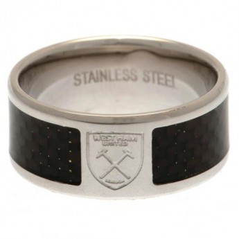 West Ham United пръстен Carbon Fibre Ring Medium