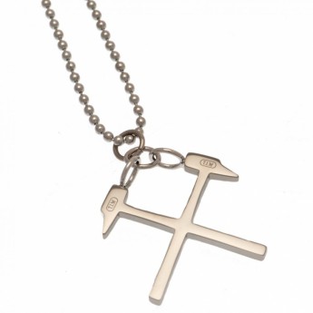 West Ham United колие с висулка Stainless Steel Pendant & Chain HM