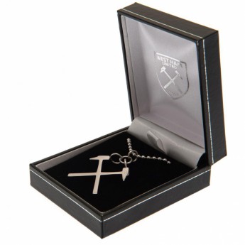 West Ham United колие с висулка Stainless Steel Pendant & Chain HM