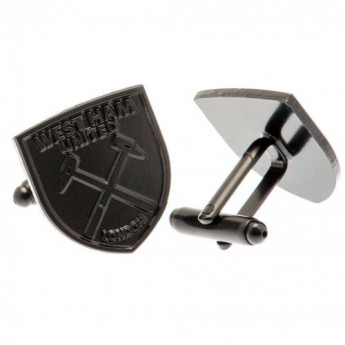 West Ham United копчета за ръкавели Black IP Cufflinks