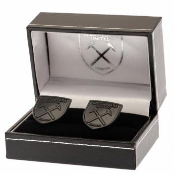 West Ham United копчета за ръкавели Black IP Cufflinks