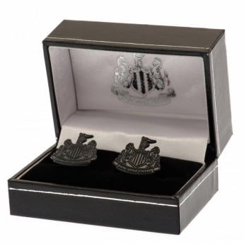 Newcastle United копчета за ръкавели Black IP Cufflinks